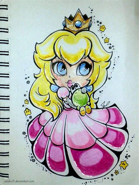 Peach And Yoshi A By Jamilsc11 On