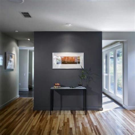 Grey living room ideas with accent wall. Accent wall color | Paint colors for living room, Living room grey, Grey walls