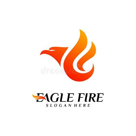Phoenix Fire Bird Logo Design Concepts Dove Eagle Logo Template Vector
