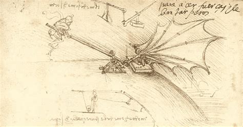 Da Vinci Flying Machine Rdrawing