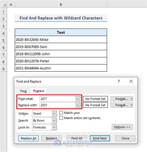 Find And Replace Multiple Values In Excel Quick Methods ExcelDemy