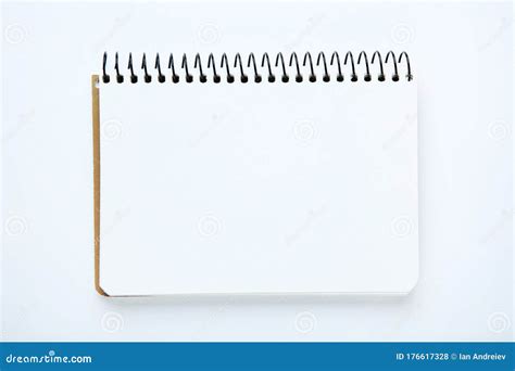 Blank Notepad Stock Photo Image Of Board Sheet Isolated 176617328