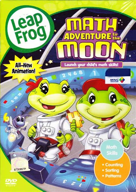 Leap Frog Math Adventure To The Moon Children Education 2012 Dvd