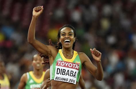 Ethiopias Dibaba Collects Womens 1500 Meter Crown The Japan Times