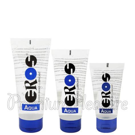 Eros Aqua Lubricant Water Based Lube Tube Gel Made In Germany X Ml Ebay
