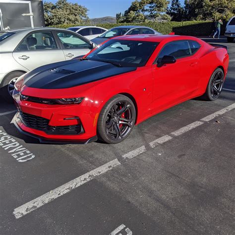 I bought my dream car yesterday. 2020 Camaro SS 1le in Red Hot. I laugh ...