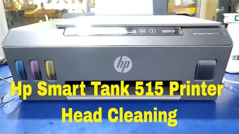 The Hp Smart Tank Printer Head Cleaning