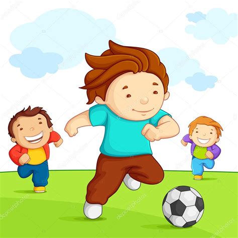 Lista 101 Foto Dibujo De Un Niño Jugando Al Futbol Alta Definición