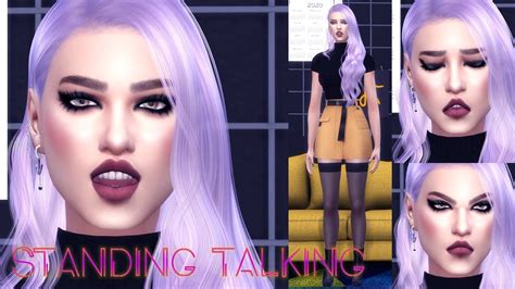 Free Standing Talking Animation Pack The Sims 4