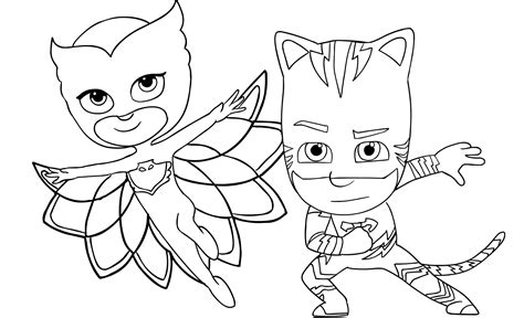 Coloring Page Catboy Pj Masks Coloring Book Drawing And Coloring Pj