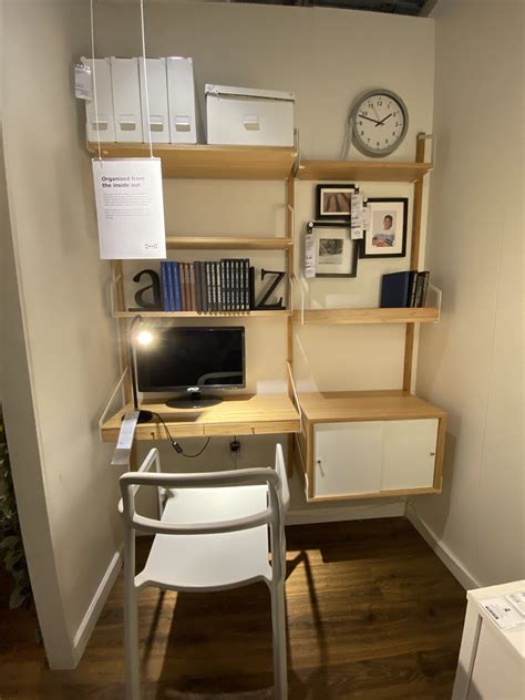 970 x 570 jpeg 52 кб. Workspace in 2020 | Space saving desk, Ikea furniture ...