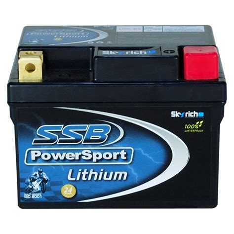 Ssb Powersport Lh5l Bs Lithium Ultralite 12v Battery At Mxstore