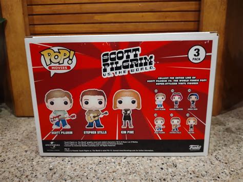 funko pop sex bob omb 3 pack scott pilgrim stephen stills kim pine sdcc 2016 ebay