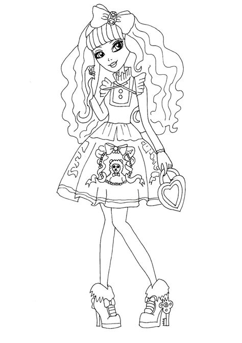 Printable Ever After High Coloring Pages