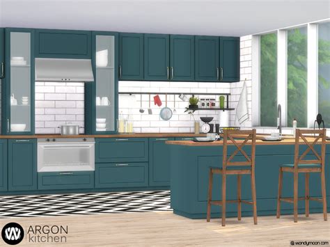 Sims 4 Cc Kitchen Opening Mod The Sims The Sims 4 Modern Kitchen