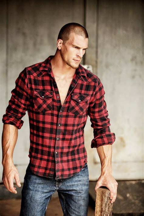 Lumberjack Style Ie Plaid Shirt Mens Fashion Rugged Famous