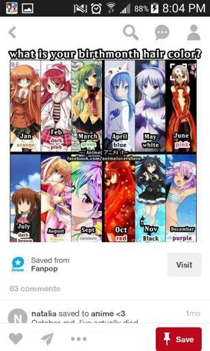 Whats Your Anime Hair Color Anime Amino