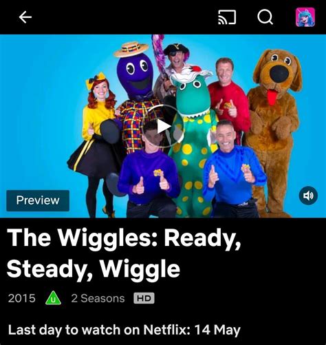 Ready Steady Wiggle Is Leaving Netflix Uk After The 14th Of May Rwiggles