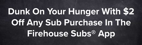 Firehouse Subs 모바일 앱으로 주문하면 서브 2불 할인! - MODUBA