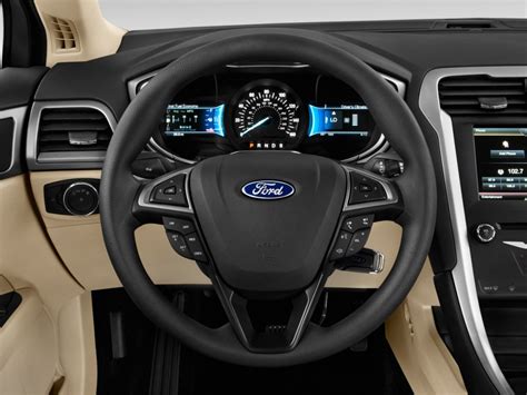 Image 2016 Ford Fusion 4 Door Sedan Se Fwd Steering Wheel Size 1024