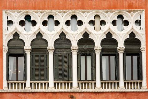 Venetian Windows Stock Photo Image Of Attraction Landmark 12535034