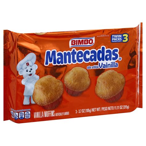 Mantecadas Vanilla Muffins Bimbo 3 X 95 Oz Delivery Cornershop By Uber