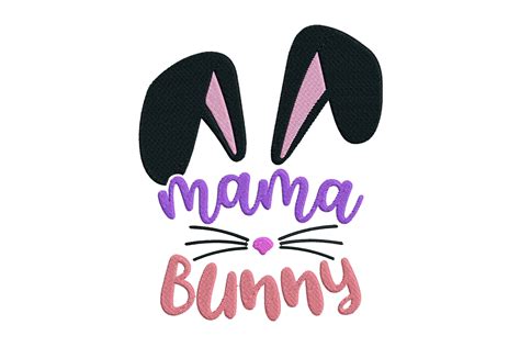 Mama Easter Bunny · Creative Fabrica