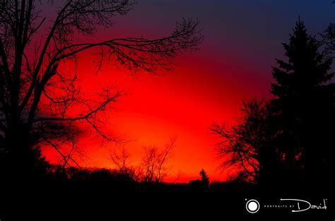 Sky On Fire Sunset Photo Sky