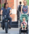 Diane Kruger enjoys family time Norman Reedus and daughter, two