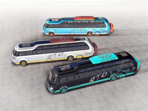 Different Renders Of Bus Designs Luxury Bus Public Transportation
