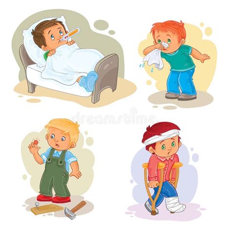 Boy Sick Stock Illustrations 10027 Boy Sick Stock Illustrations