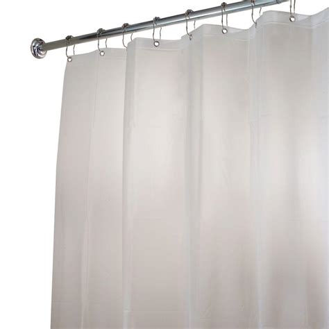 Interdesign Poly Extra Long Waterproof Shower Curtain