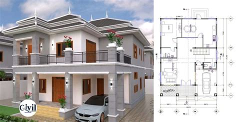 House Plans 12x11m With Full Plan 3 Beds Engineering Discoveries 1f3