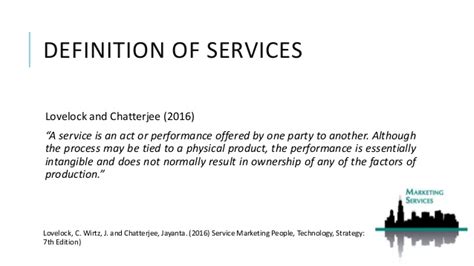 Services are created through a direct interaction between the service. New Perspective on Marketing in the Service Economy ...