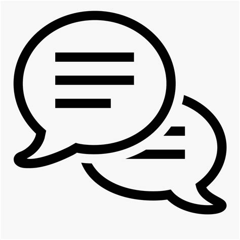 Discussion Clipart Effective Communication Communication Icon Black