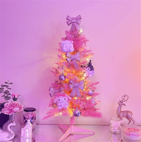 My Little Sanrio Themed Christmas Tree This Year 🌸 Its So Hard To