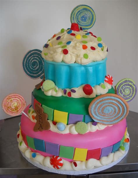 Taras Piece Of Cake Candyland Birthday Cake