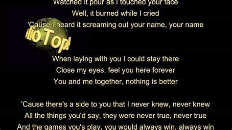 Bir arkadaşımın tavsiyesi üzerine bu şarkının çevirisini yayınlıyorum. Adele - Set Fire To The Rain - Lyrics / Songtext - YouTube