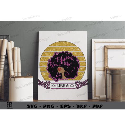 Black Girl Birthday Libra Zodiac Sublimation Files T For Libra Zodiac Svg Cutting Files Best