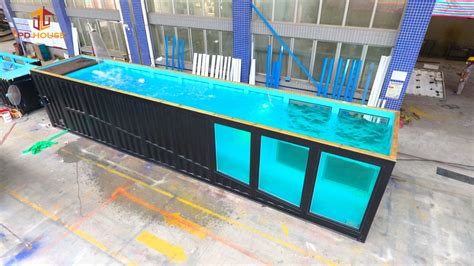 Modular And Pre Fabricated Buildings Catalog Shipping Container Swimming Pool 20ft Business