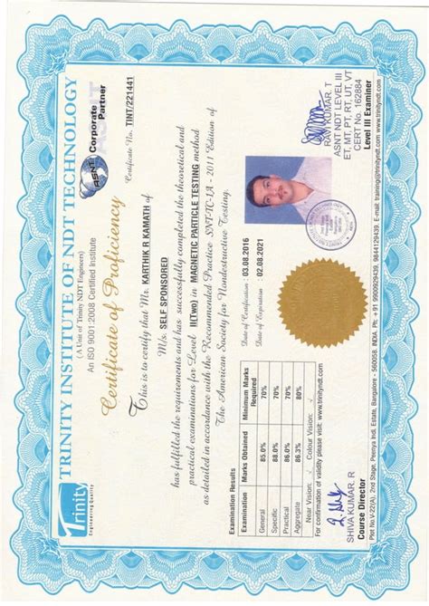 Ndt Level Ii Certificates Pdf