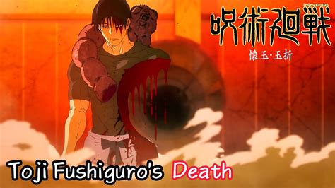 Toji Fushiguros Death Scene Gojo Satoru Vs Toji Fushiguro Second