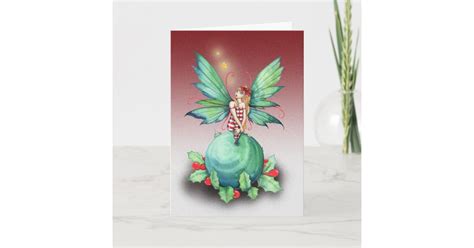 Little Christmas Fairy Christmas Card Zazzle