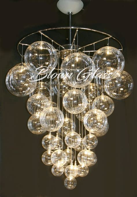 Glassblowing call to sign up: Celestial Molecules Hand Blown Glass Chandelier - Blown ...