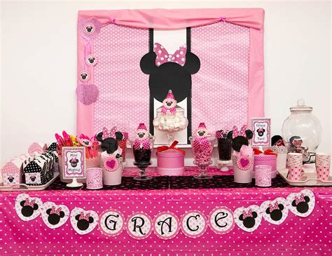 minnie mouse birthday grace s minnie mouse 2nd birthday party catch my party
