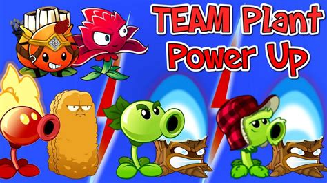 Plants Vs Zombies 2 New Team Plant Power Up Vs Zombies Plant Powered
