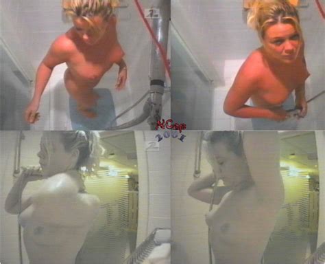 Naked Dominique Cardon In Big Brother Belgium