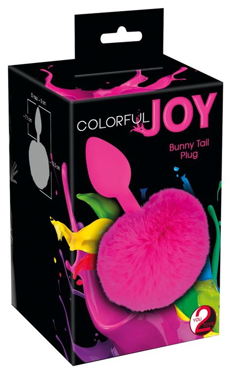 You2toys Roze Bunny Tail Siliconen Buttplug Cocolamarbe