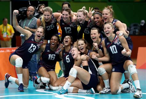 Maybe you would like to learn more about one of these? Rio Olympics: USA vs. Netherlands women's volleyball | Newsday