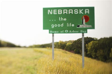 Welcome To Nebraska Sign States In America Nebraska Arbour Day